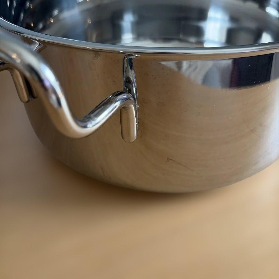 GEO-25T 両手鍋　ジオプロダクト　蓋付き　宮崎製作所