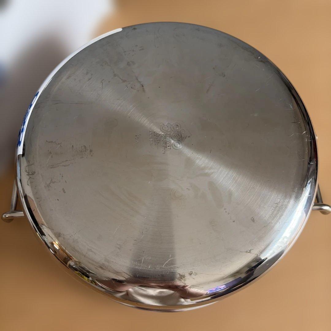 GEO-25T 両手鍋　ジオプロダクト　蓋付き　宮崎製作所