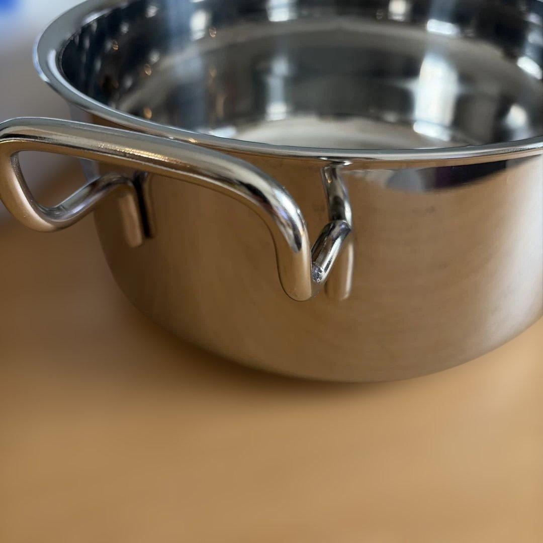 GEO-25T 両手鍋　ジオプロダクト　蓋付き　宮崎製作所