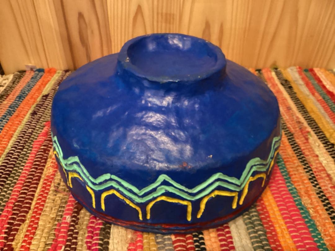 インド　ペーパーマッシュ　大きい器