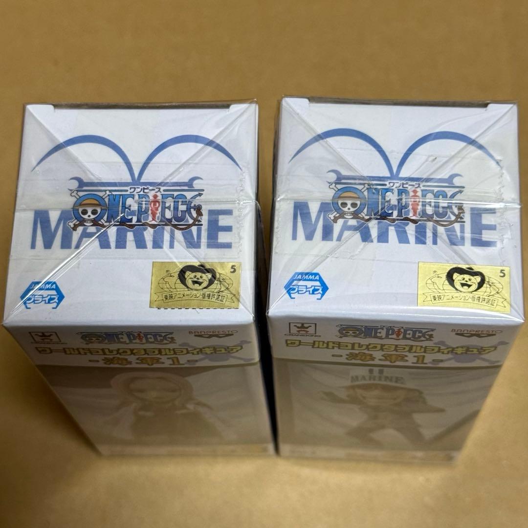 ワンピース ワールドコレクタブルフィギュア 海軍1 ヒナ ジャンゴ 2点セット