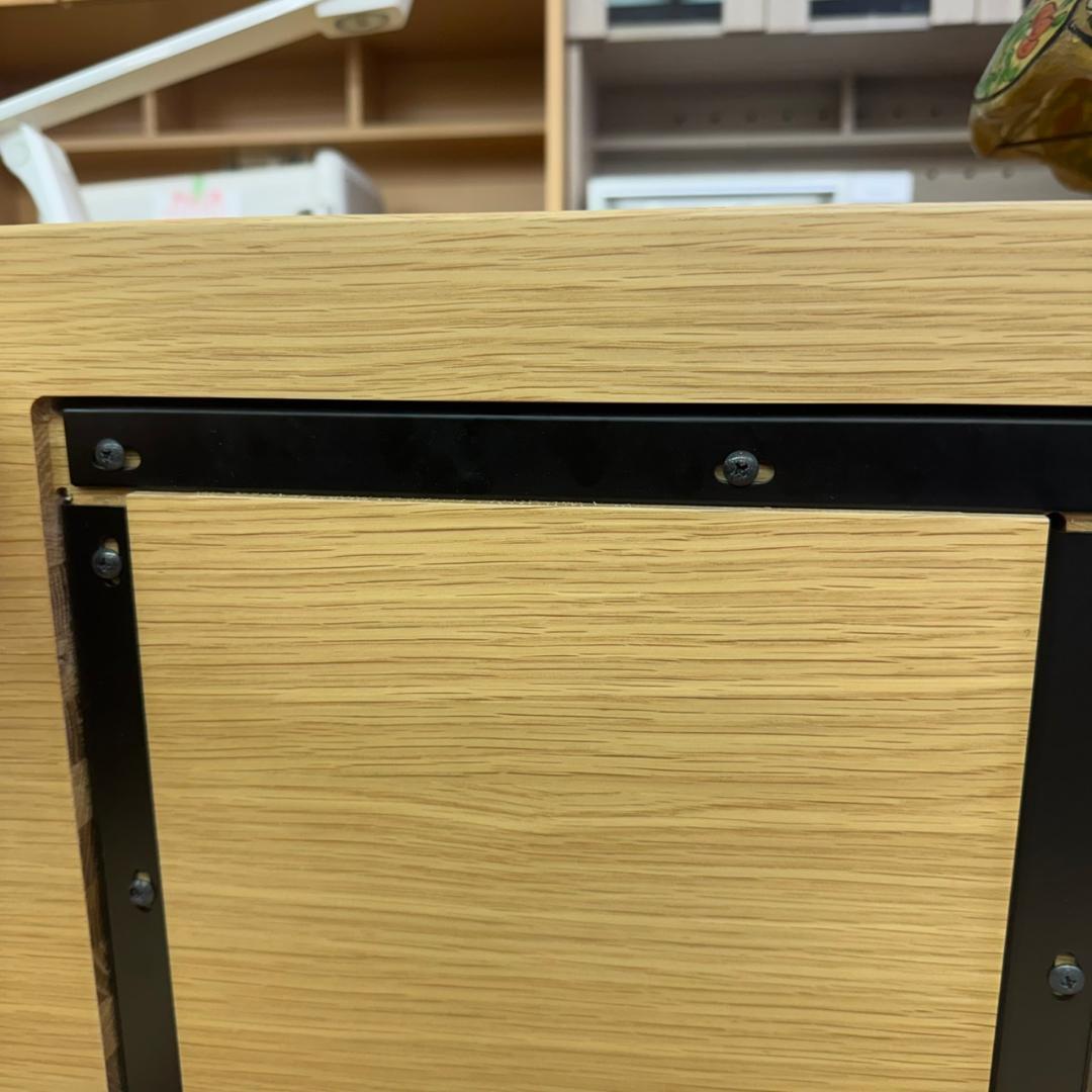 ☆超美品　無印良品　木製テーブル天板　脚付　オーク材　MUJI