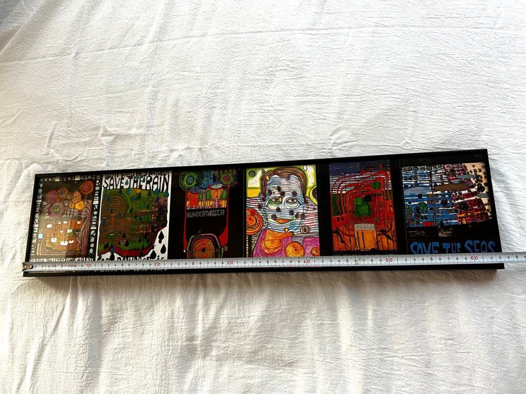 フンデルトヴァッサー ポスター 額装 横長 SAVE THE SEAS