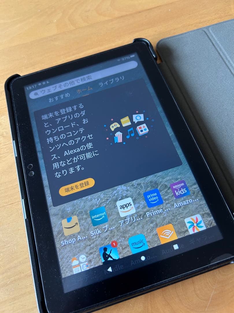 Amazon Fire HD 8 32GB ブラック　美品　カバー付き