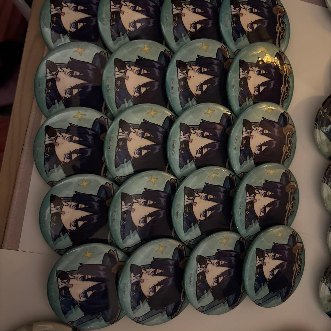 原神　放浪者　缶バッチ