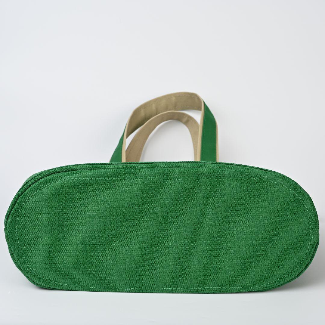 ハンドメイド 8号/11号×帆布×8番糸 オーバル底トートバッグL