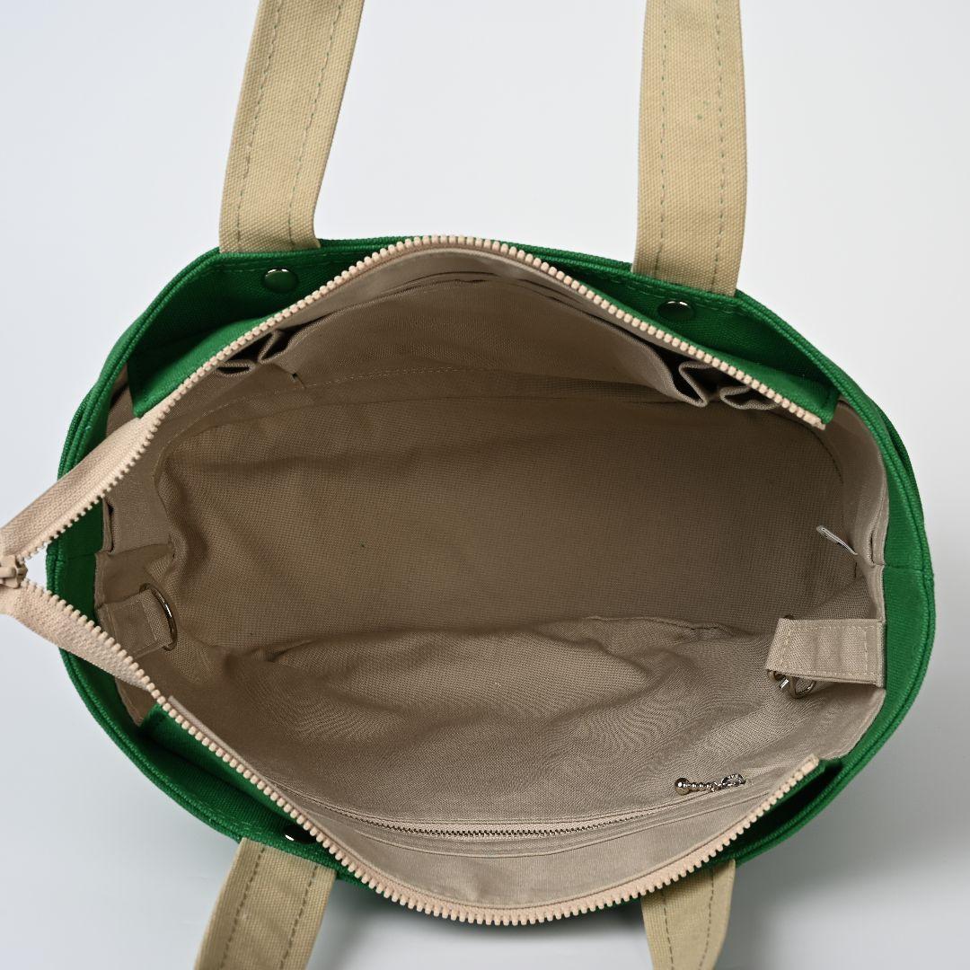 ハンドメイド 8号/11号×帆布×8番糸 オーバル底トートバッグL