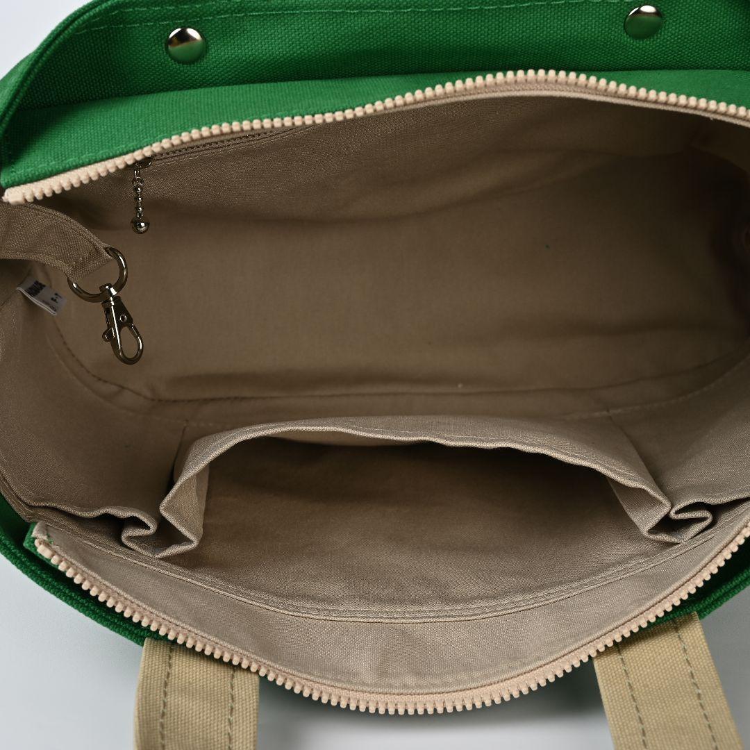 ハンドメイド 8号/11号×帆布×8番糸 オーバル底トートバッグL