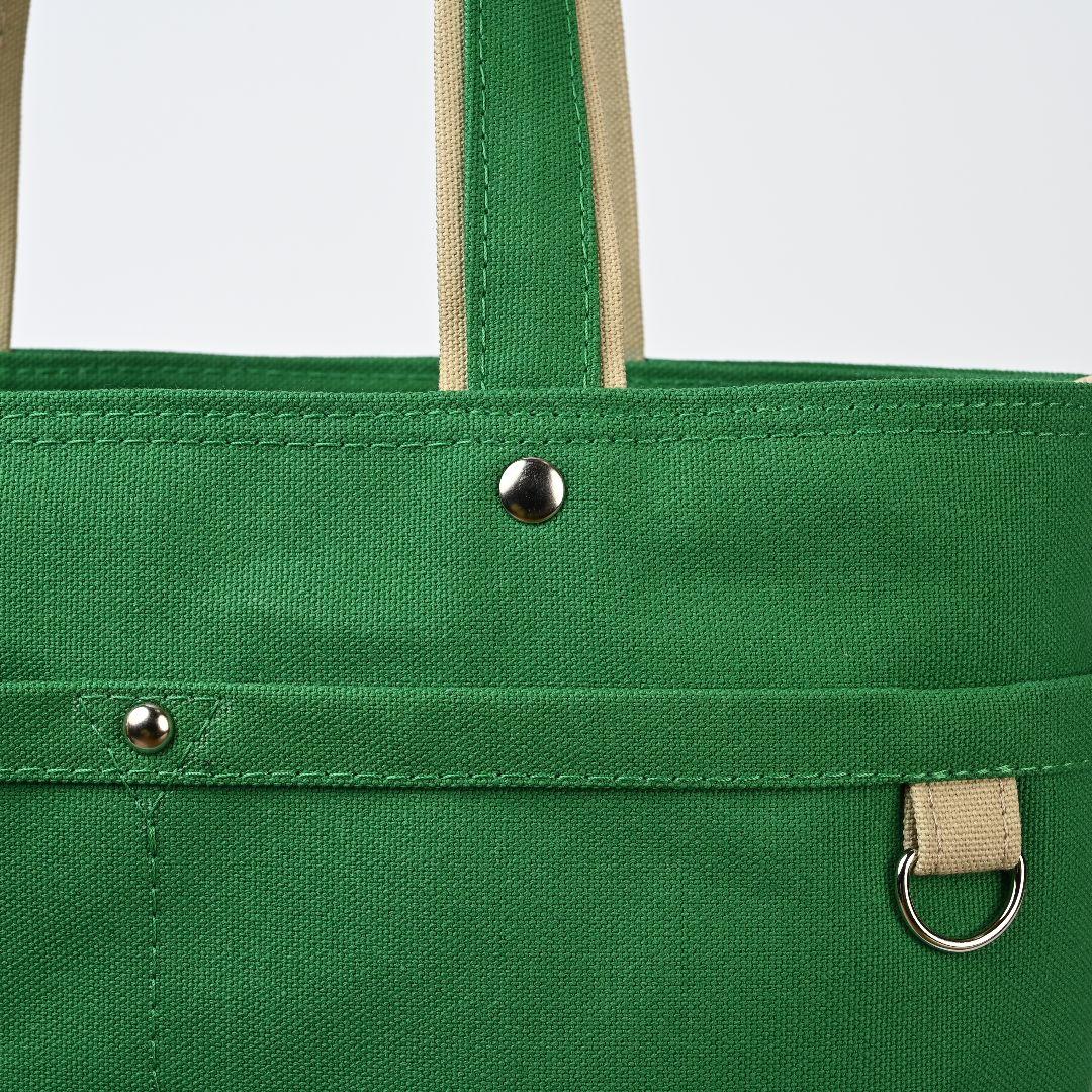 ハンドメイド 8号/11号×帆布×8番糸 オーバル底トートバッグL