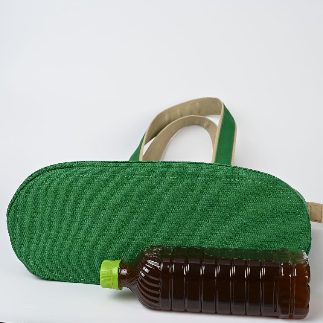 ハンドメイド 8号/11号×帆布×8番糸 オーバル底トートバッグL