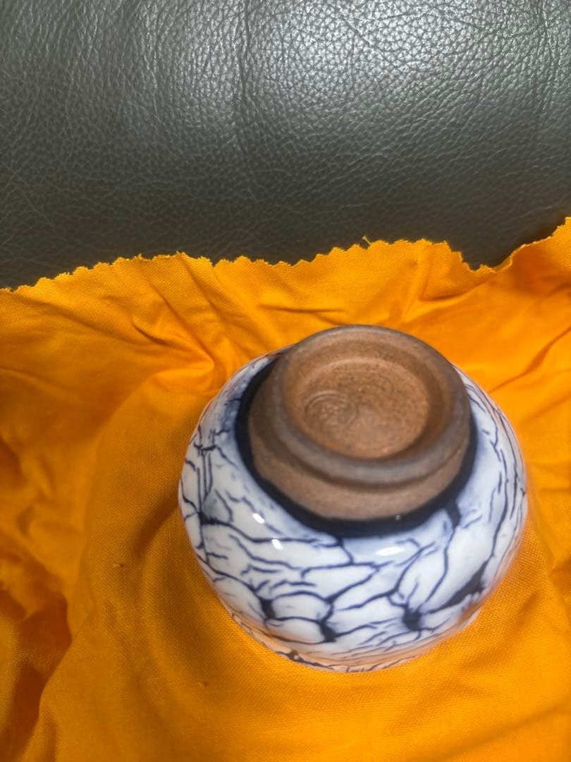 黒薩摩ぐい呑み　南洲窯　西郷どんのひ孫西郷隆文作品