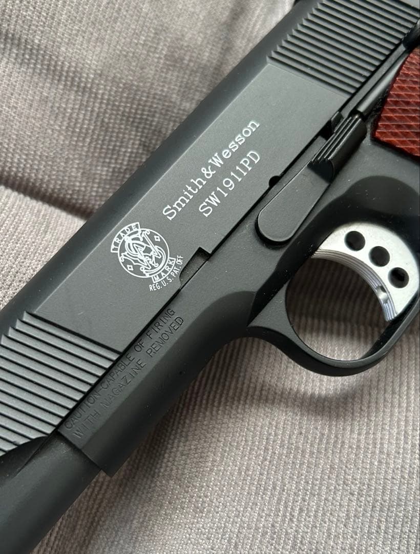 【WA】S&W SW1911PD 4•1/4【箱なし本体のみ】わずかにガス漏れ有