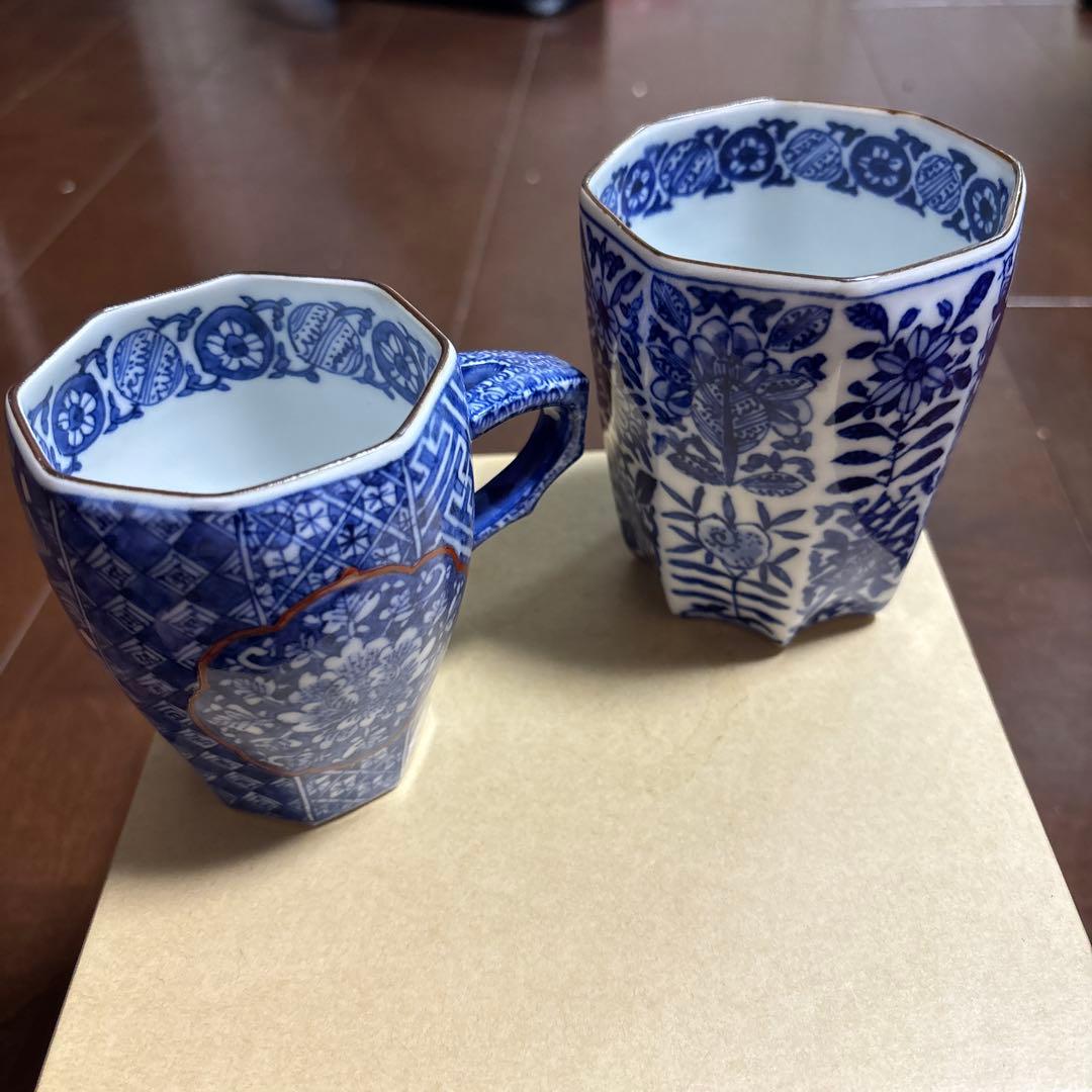 京焼　清水焼マグカップと湯呑みセット