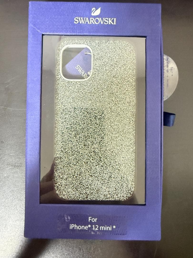✨ 新品未使用 スワロフスキー iPhone12 mini シルバー