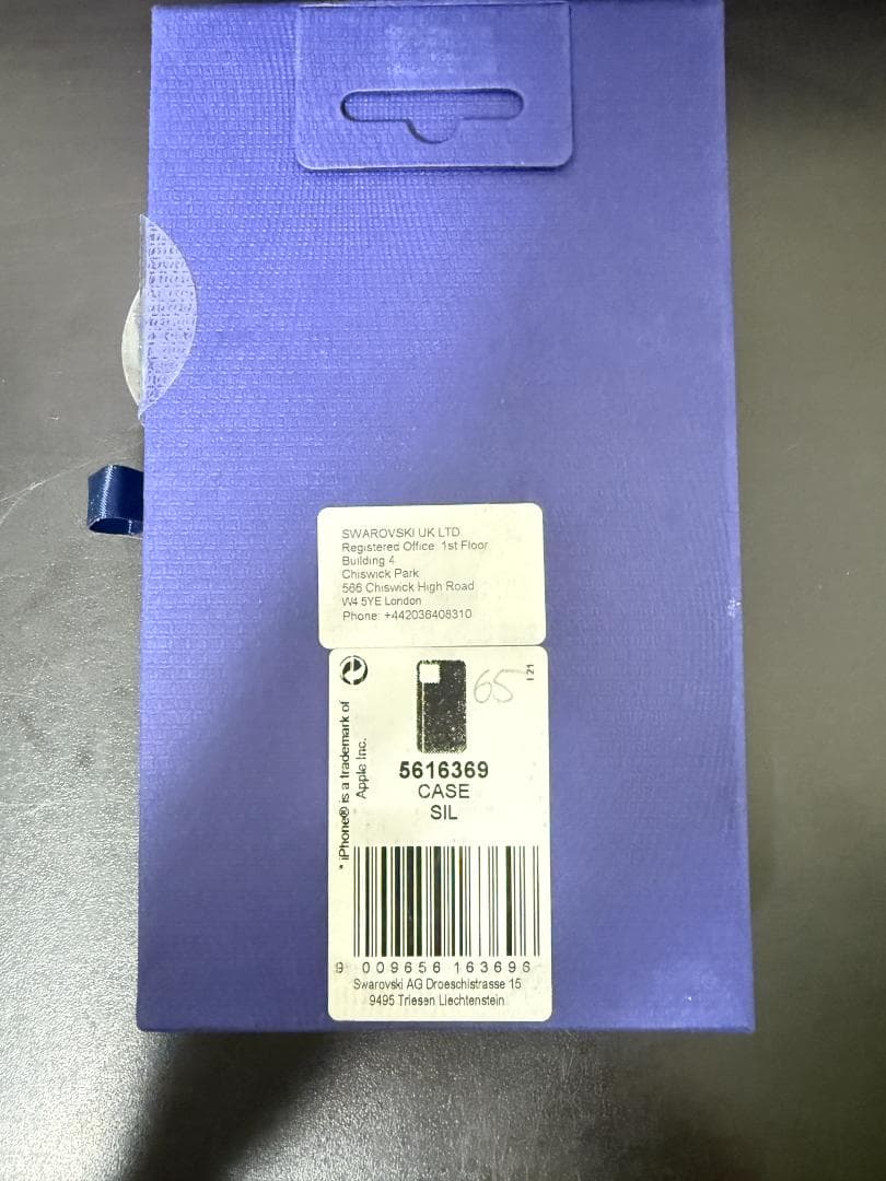 ✨ 新品未使用 スワロフスキー iPhone12 mini シルバー