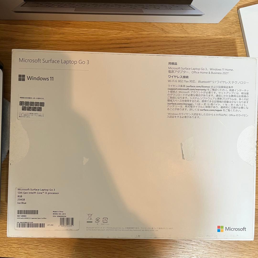 Windowsノート本体 surface laptop go3 corei5 8GB 256GB