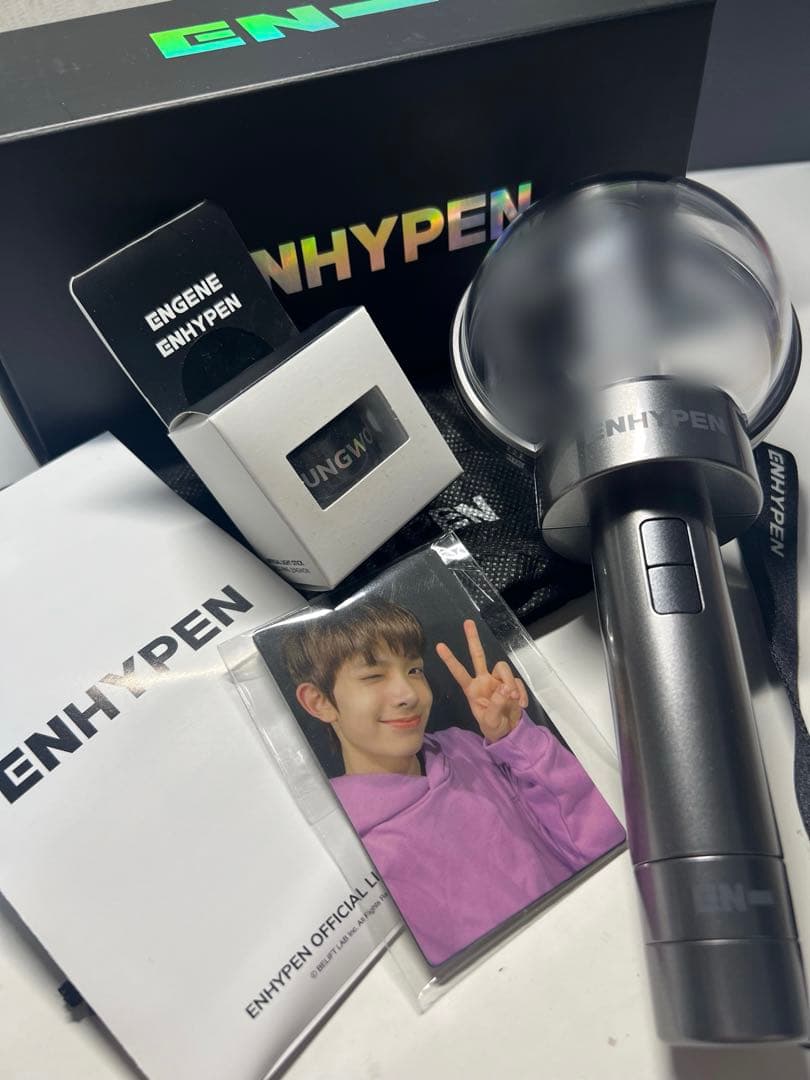 enhypen ペンライト デコリング付き