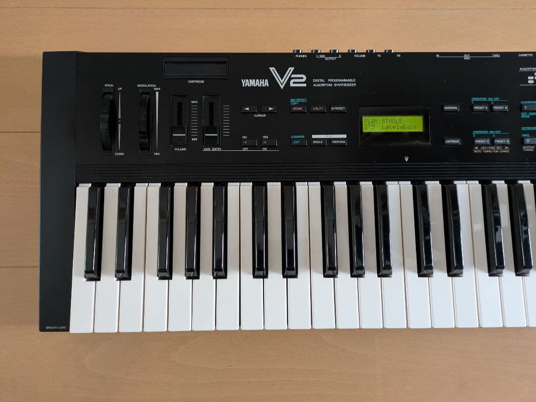 YAMAHA シンセサイザー V2 音色保存電池交換品