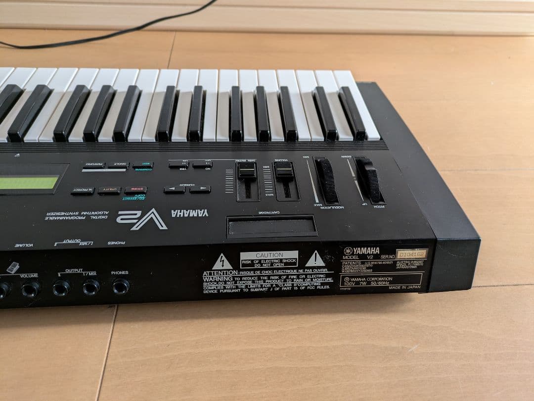 YAMAHA シンセサイザー V2 音色保存電池交換品