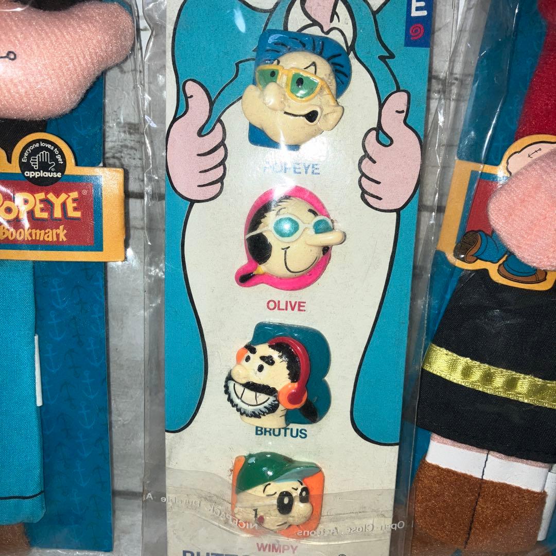 POPEYE ポパイ　ブックマーク　ボタンカバー　グッズ　レトロ　希少　新品