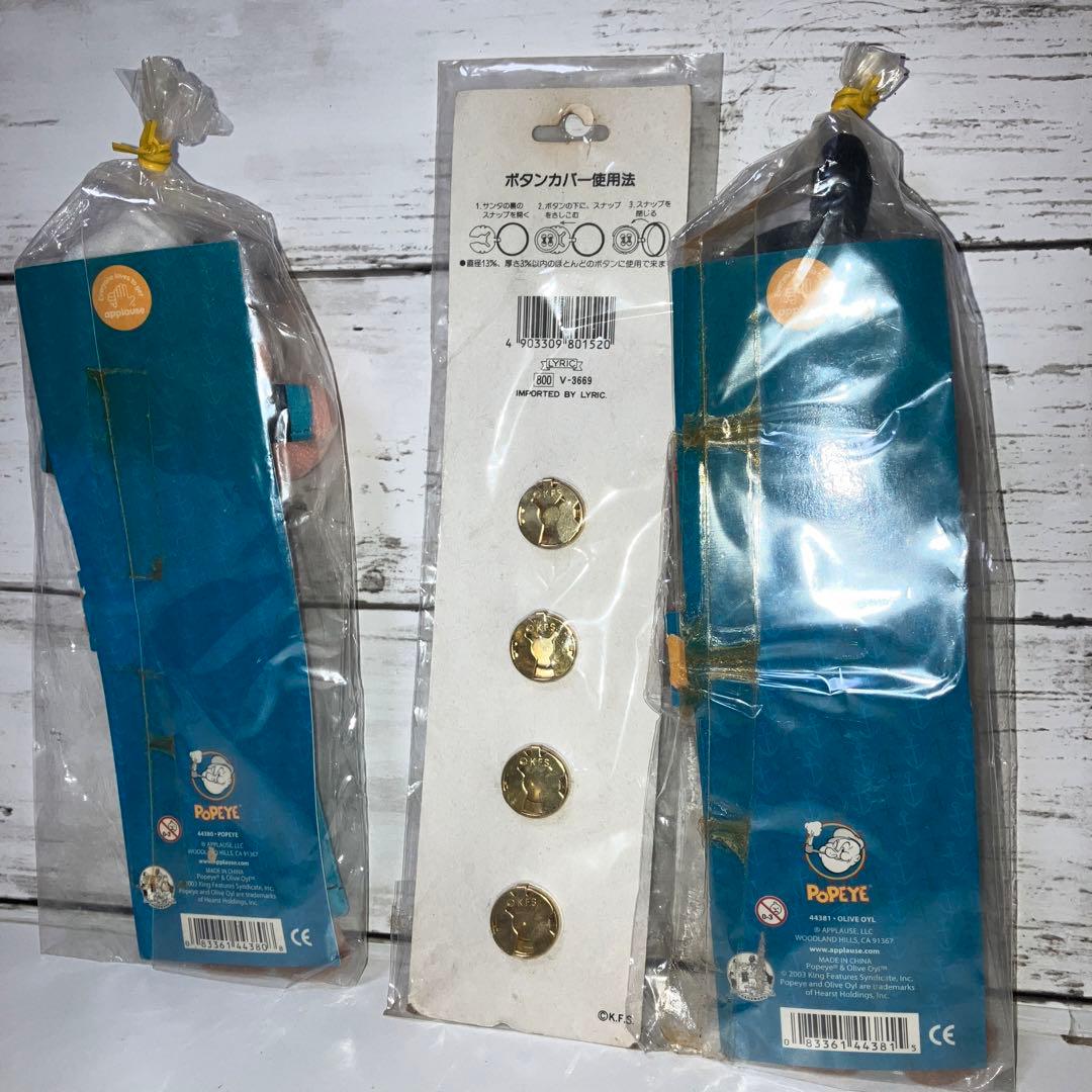 POPEYE ポパイ　ブックマーク　ボタンカバー　グッズ　レトロ　希少　新品