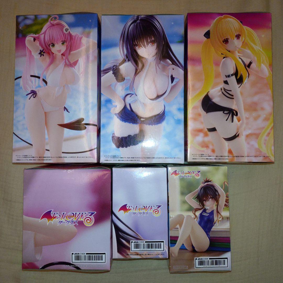 ToLOVEるダークネス　ララ　古手川唯　金色の闇　結城美柑　フィギュア　6点