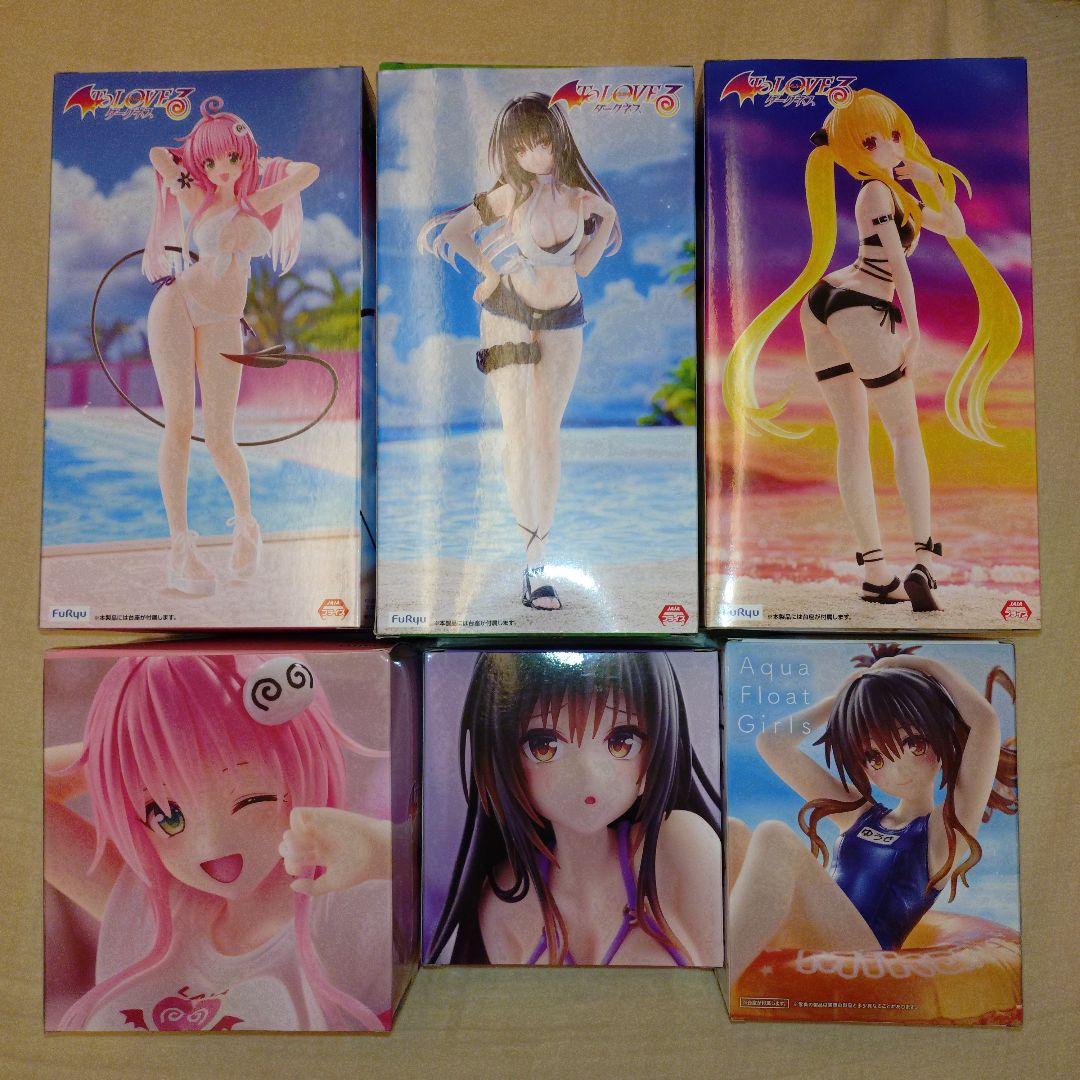ToLOVEるダークネス　ララ　古手川唯　金色の闇　結城美柑　フィギュア　6点