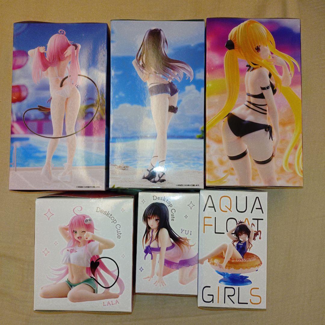 ToLOVEるダークネス　ララ　古手川唯　金色の闇　結城美柑　フィギュア　6点