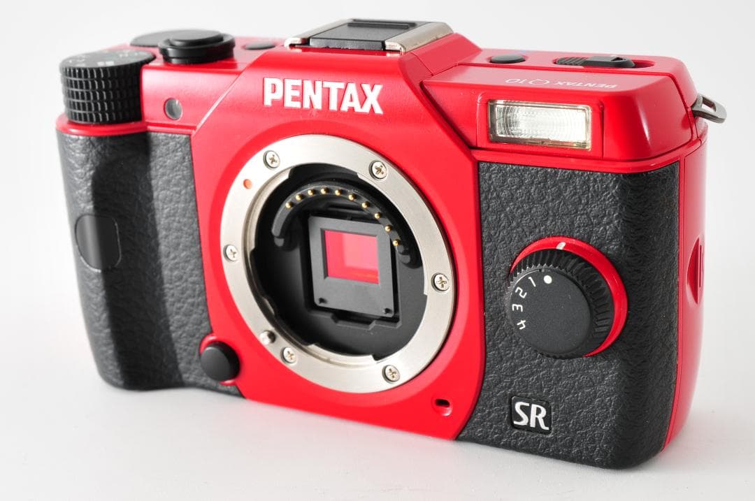 PENTAX Q10 レッド ショット 550枚 2レンズ 元箱入 #98