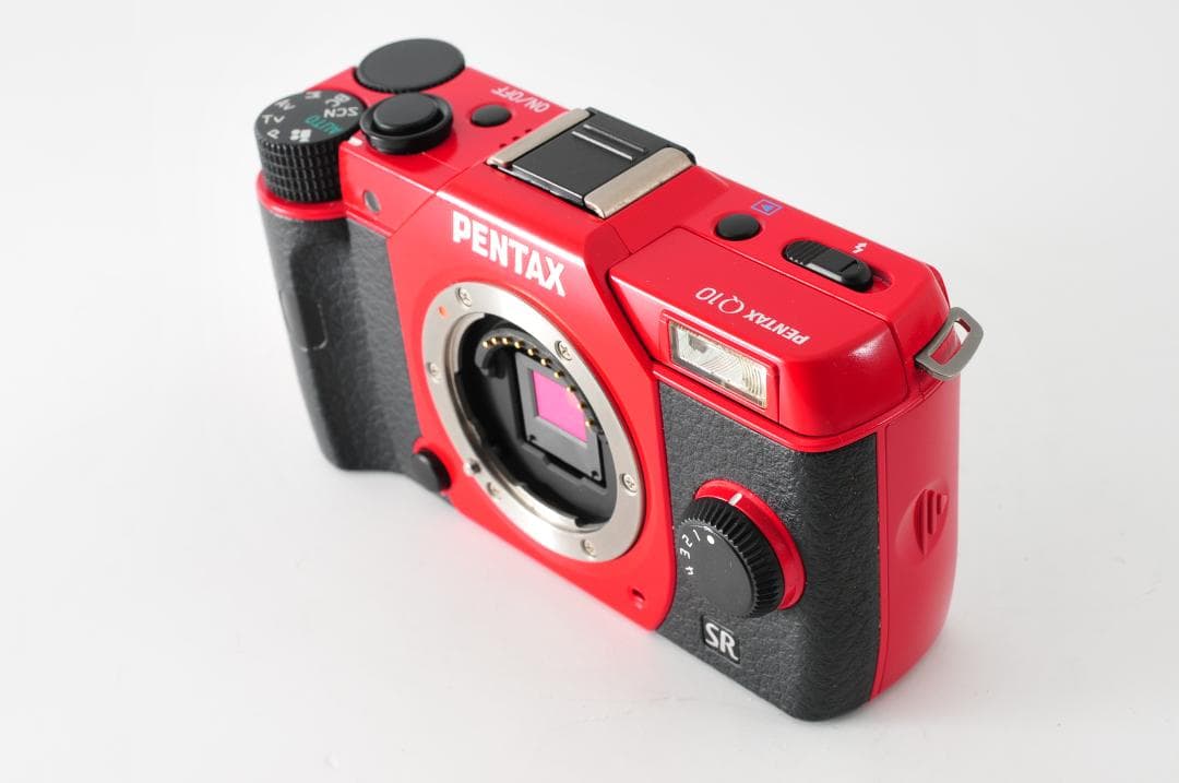 PENTAX Q10 レッド ショット 550枚 2レンズ 元箱入 #98