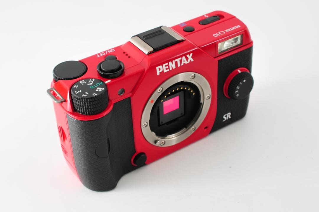 PENTAX Q10 レッド ショット 550枚 2レンズ 元箱入 #98