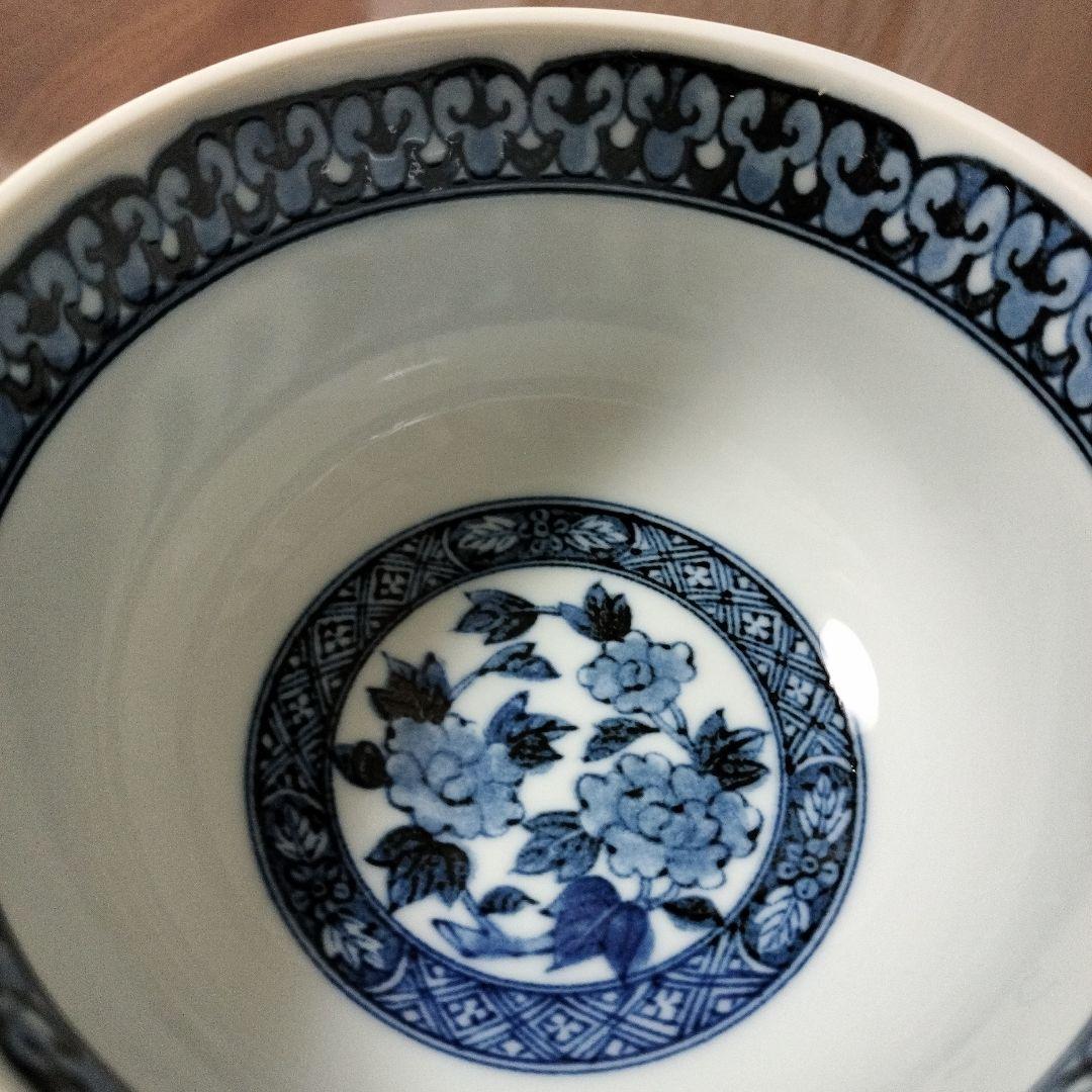 有田焼 吾山窯 色絵染付 染錦 金彩古伊万里 多用椀 丼ぶり 小丼 深鉢 5個