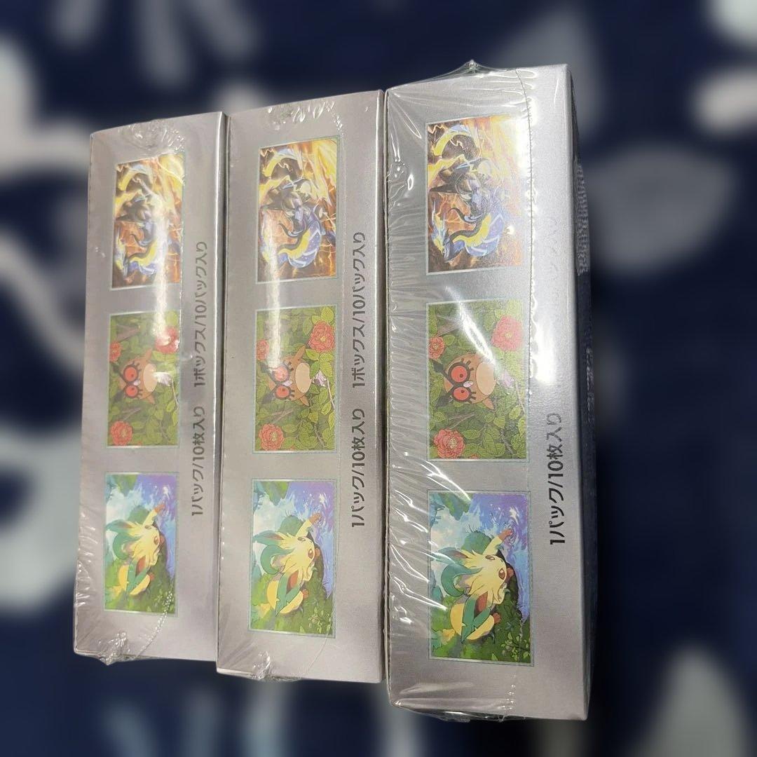 ポケモンカード　テラスタルフェス　3BOX シュリンク付き