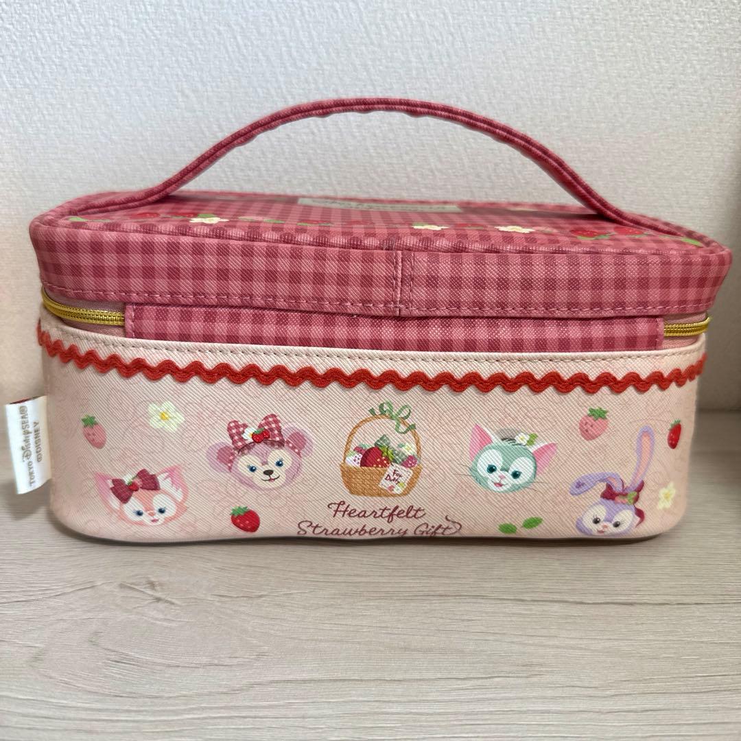 ダッフィーフレンズ ハートフェルトストロベリーギフト ポーチ ディズニー