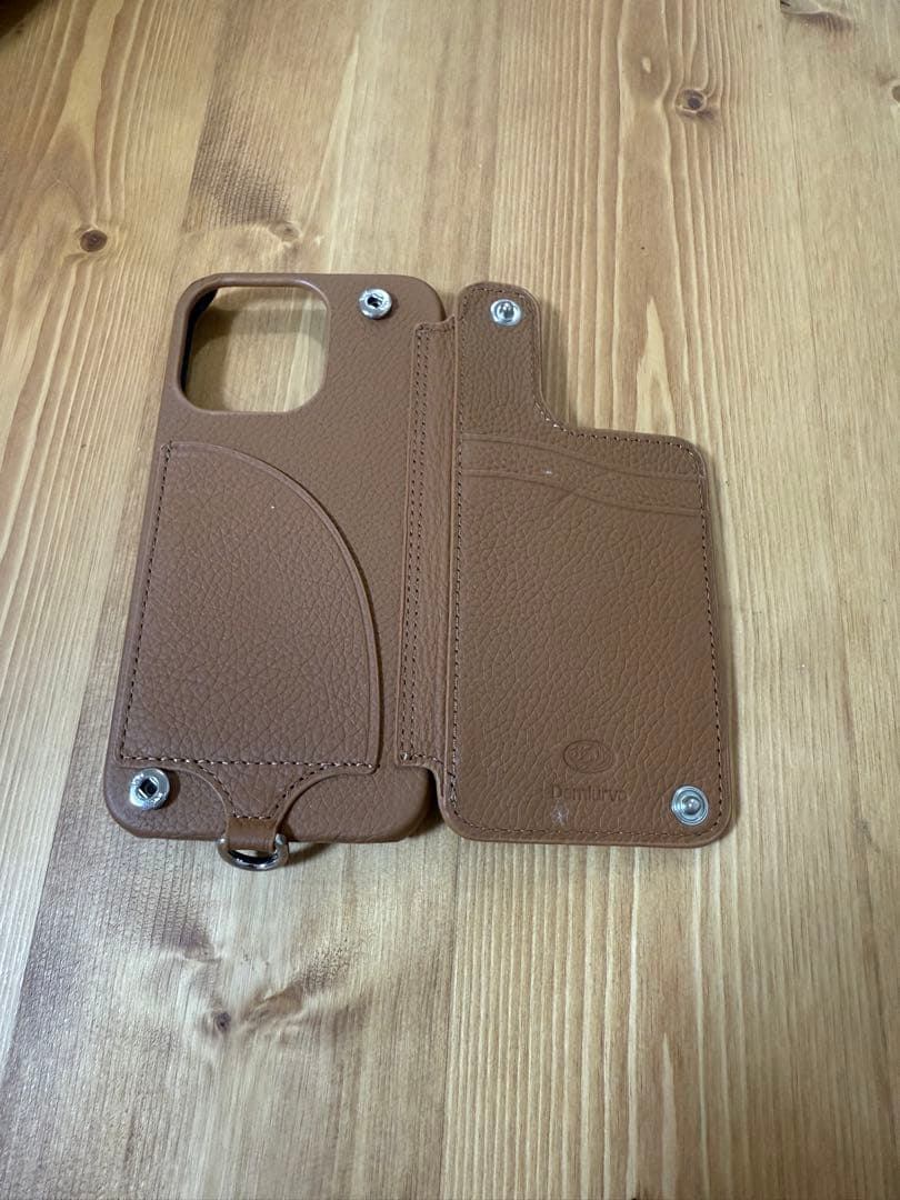DEMIU デミュウ iPhone13pro ブラウン　POCHE