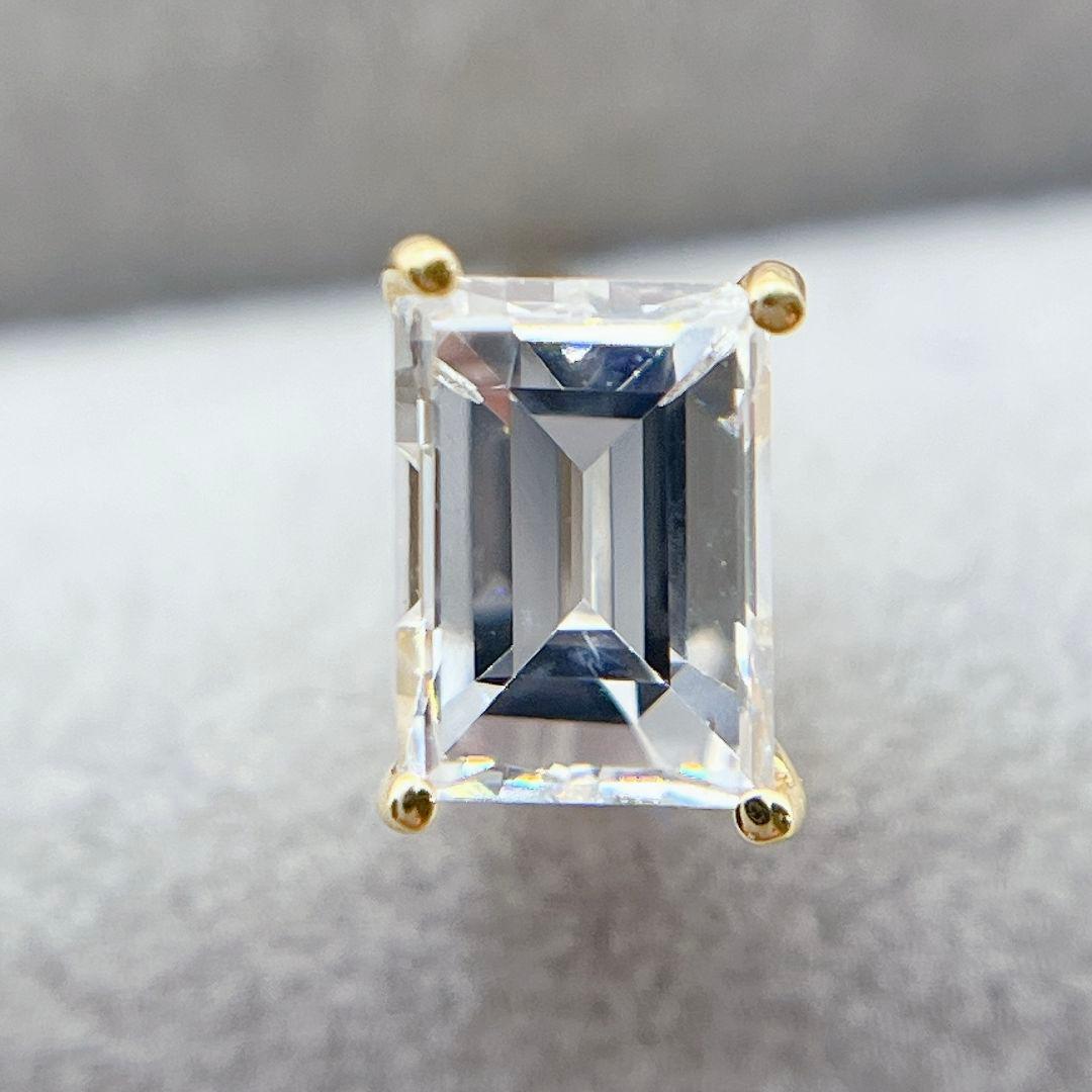 Tキラキラ バケットカット 天然ダイヤ 計0.713ct   K18