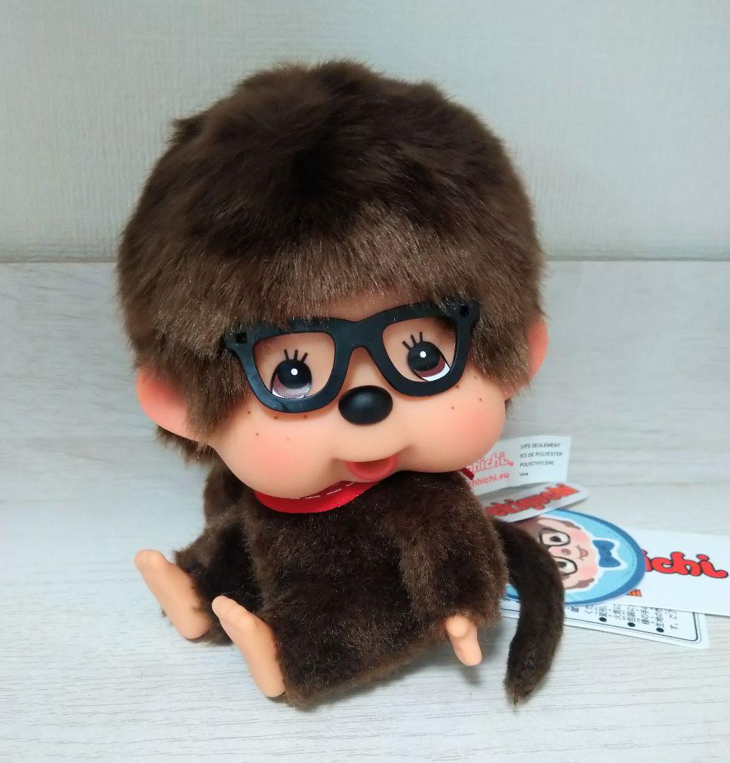 新品 モンチッチ 顔デカ 座り メガネ 香港限定 3体セット 726288s