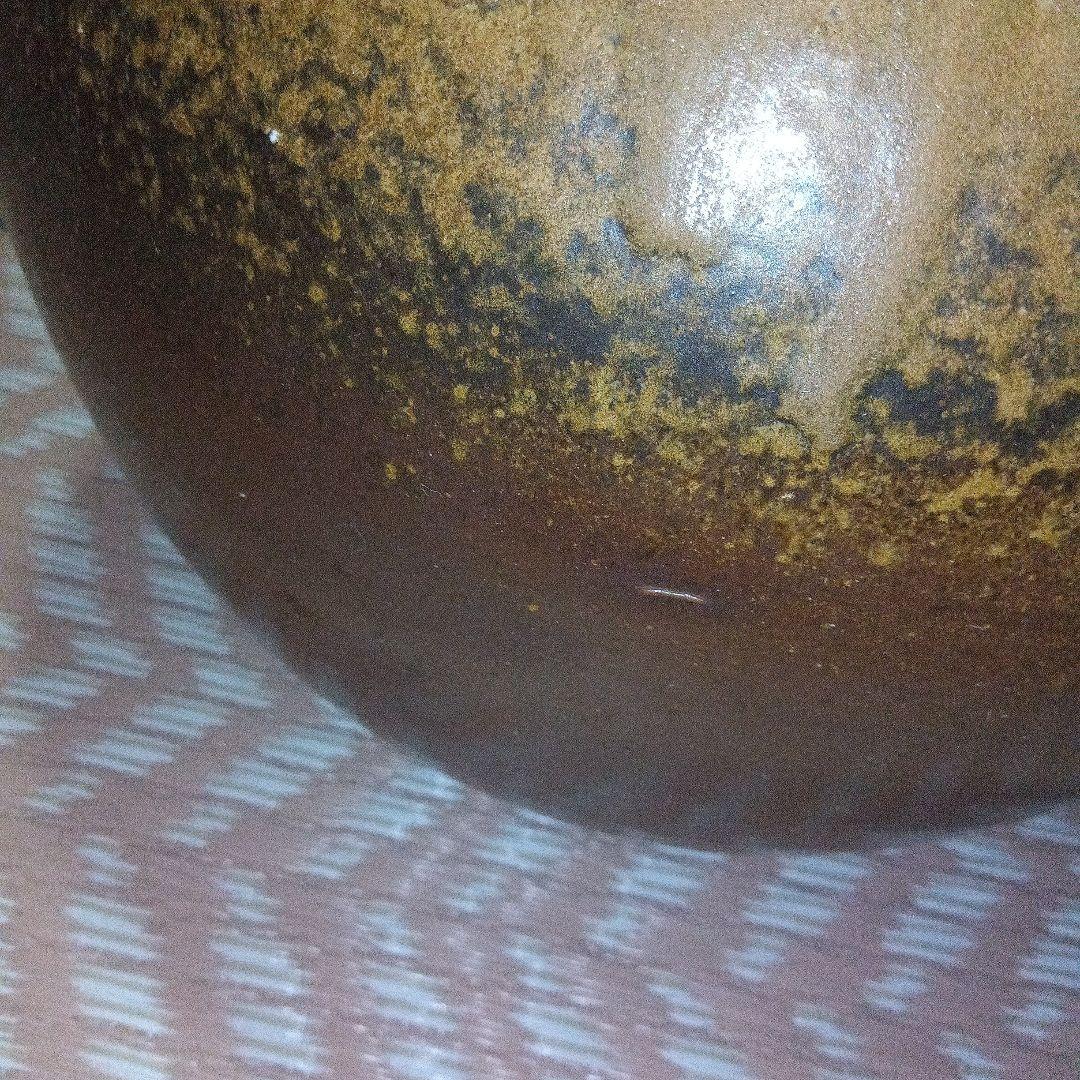 備前焼 木箱付　石野充信　大壺