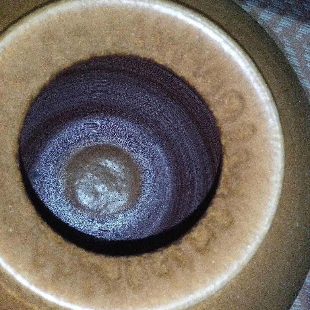 備前焼 木箱付　石野充信　大壺