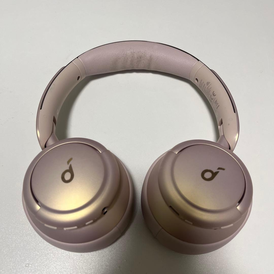 ワイヤレスヘッドホン ピンク オーバーイヤー型