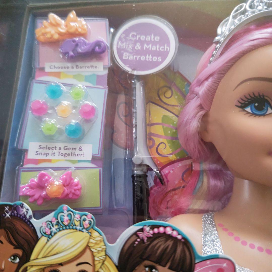 バービー　レインボー、スタイリング、ヘッド