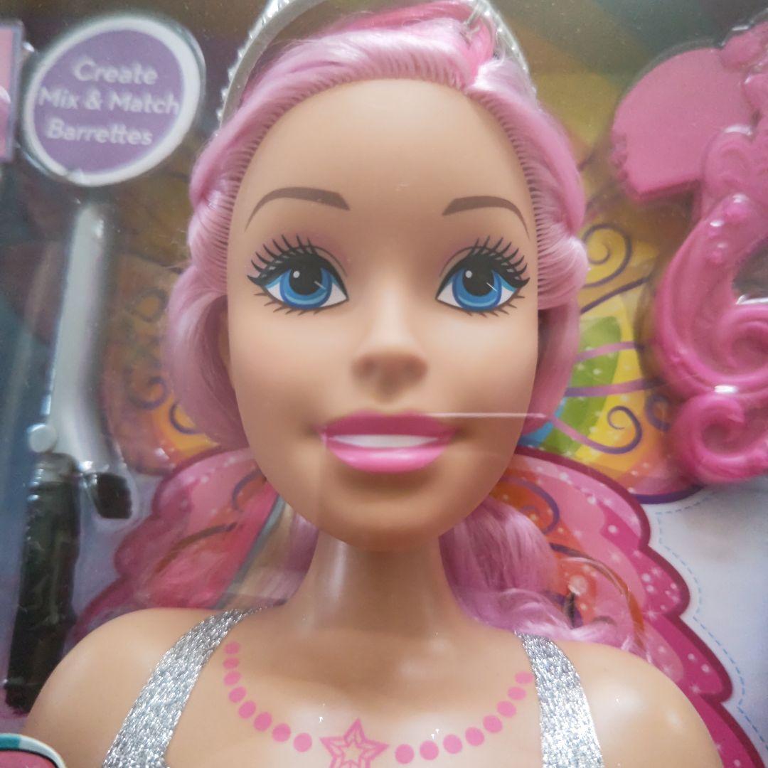 バービー　レインボー、スタイリング、ヘッド
