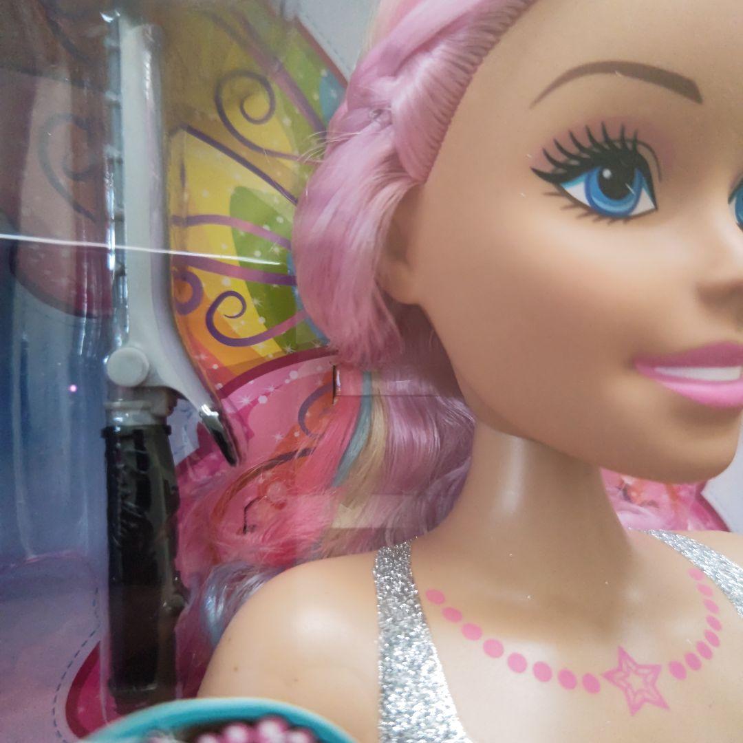 バービー　レインボー、スタイリング、ヘッド