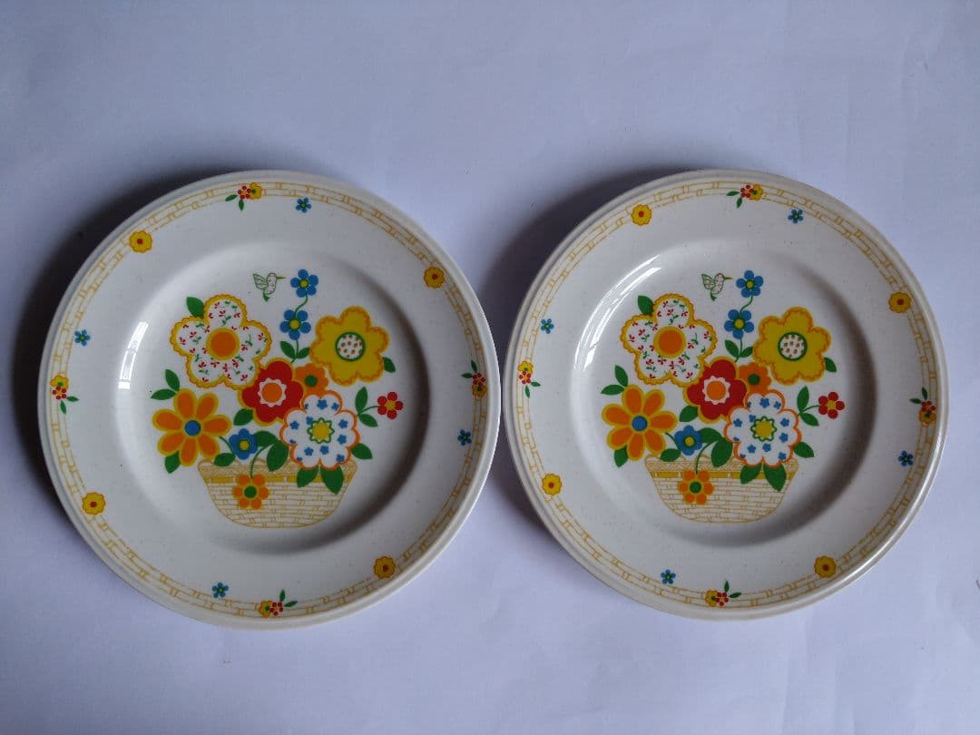 ノリタケ　VersaTone　CRAZY QUILT　プレート2枚セット