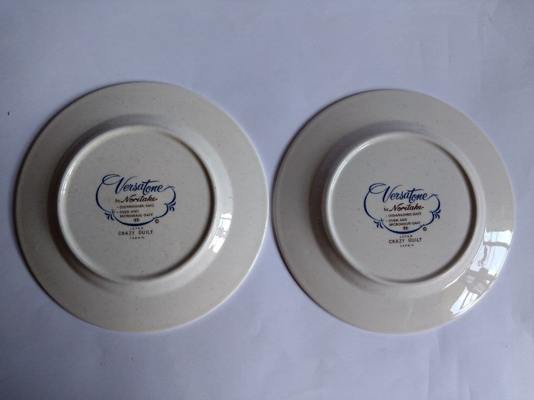 ノリタケ　VersaTone　CRAZY QUILT　プレート2枚セット