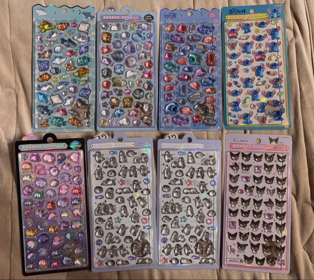 ボンボンドロップシール まとめ売り 32枚セット 新品未開封 正規品 ディズニー