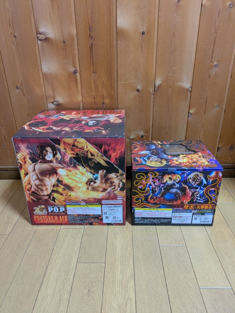 POP MAXIMUM エース 火拳継承 サボ 2体セット 開封品 バラ売り不可