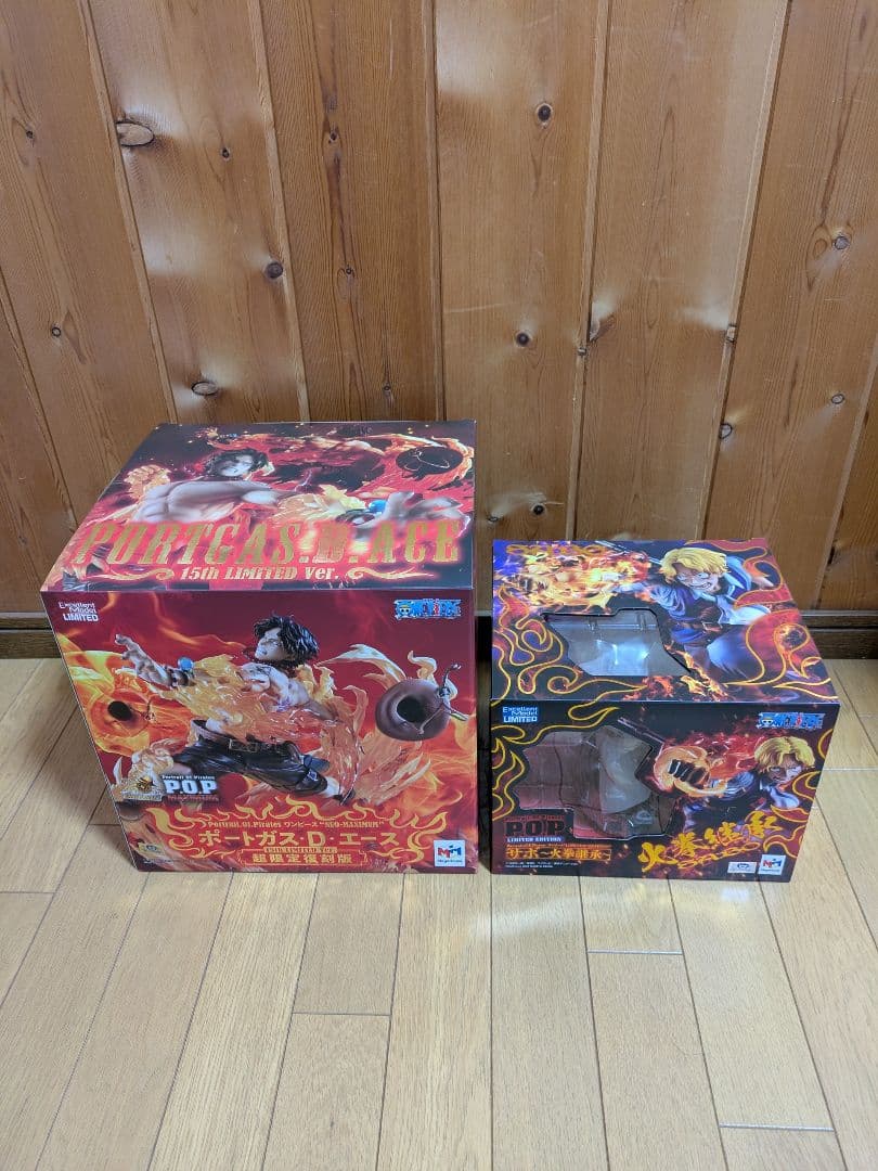 POP MAXIMUM エース 火拳継承 サボ 2体セット 開封品 バラ売り不可