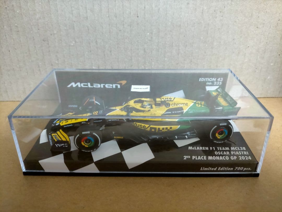 PMA 1/43 マクラーレン F1 MCL38 ピアストリ 2024 モナコ