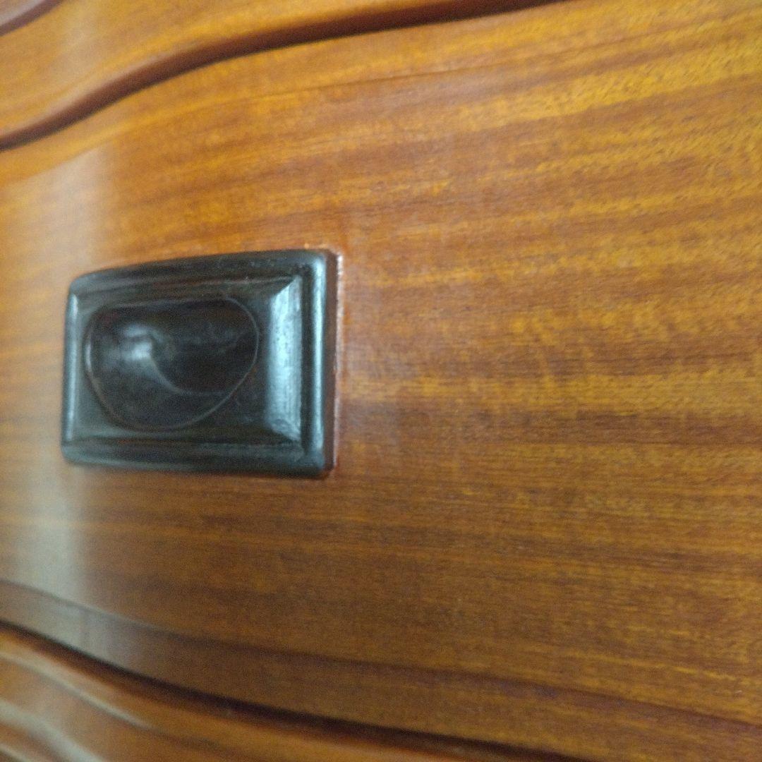 ☆花梨　5段アンティークチェスト　猫脚　美品☆